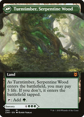 Turntimber Symbiosis // Turntimber, Serpentine Wood (Extended Art) [Zendikar Rising] | Golgari Games