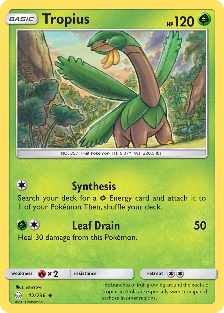 Tropius (12/236) [Sun & Moon: Cosmic Eclipse] | Golgari Games