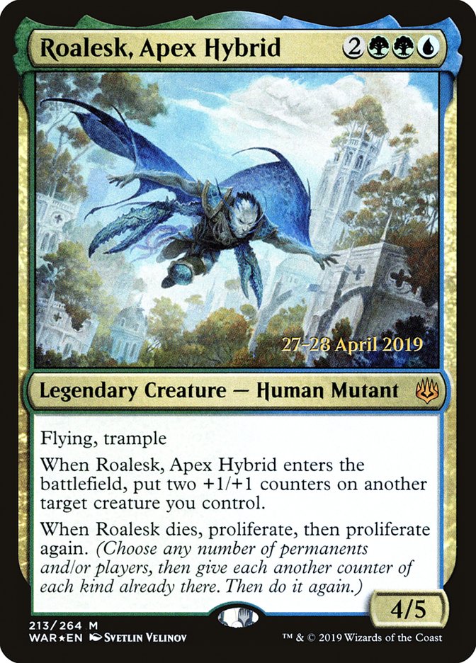Roalesk, Apex Hybrid [War of the Spark Prerelease Promos] | Local Legends