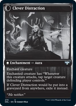 Distracting Geist // Clever Distraction [Innistrad: Double Feature] | Golgari Games