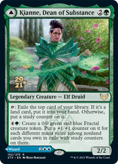 Kianne, Dean of Substance // Imbraham, Dean of Theory [Strixhaven: School of Mages Prerelease Promos] | Local Legends
