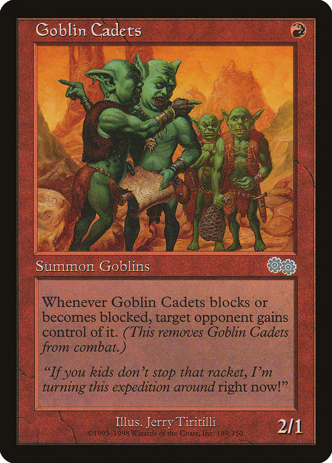 Goblin Cadets [Urza's Saga] | Local Legends