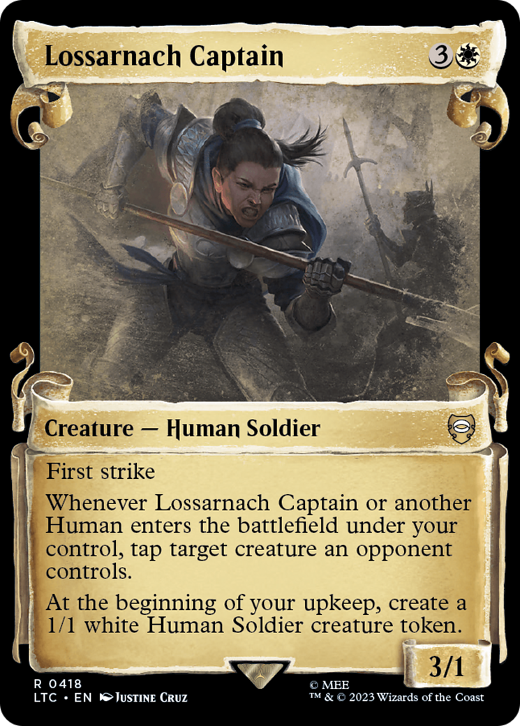 Lossarnach Captain [The Lord of the Rings: Tales of Middle-Earth Commander Showcase Scrolls] | Golgari Games