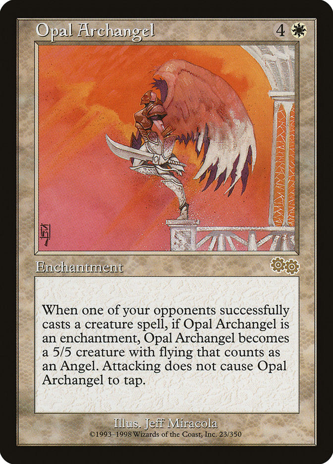 Opal Archangel [Urza's Saga] | Local Legends