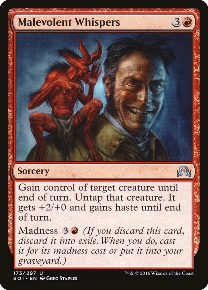Malevolent Whispers [Shadows over Innistrad] | Local Legends