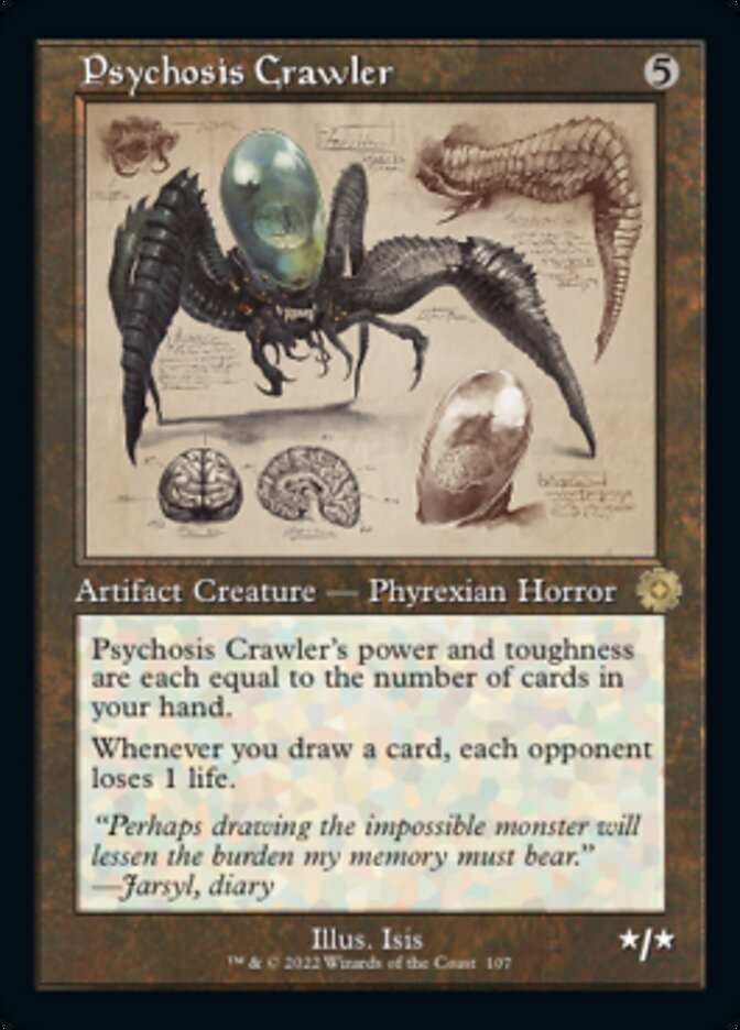 Psychosis Crawler (Retro Schematic) [The Brothers' War Retro Artifacts] | Golgari Games