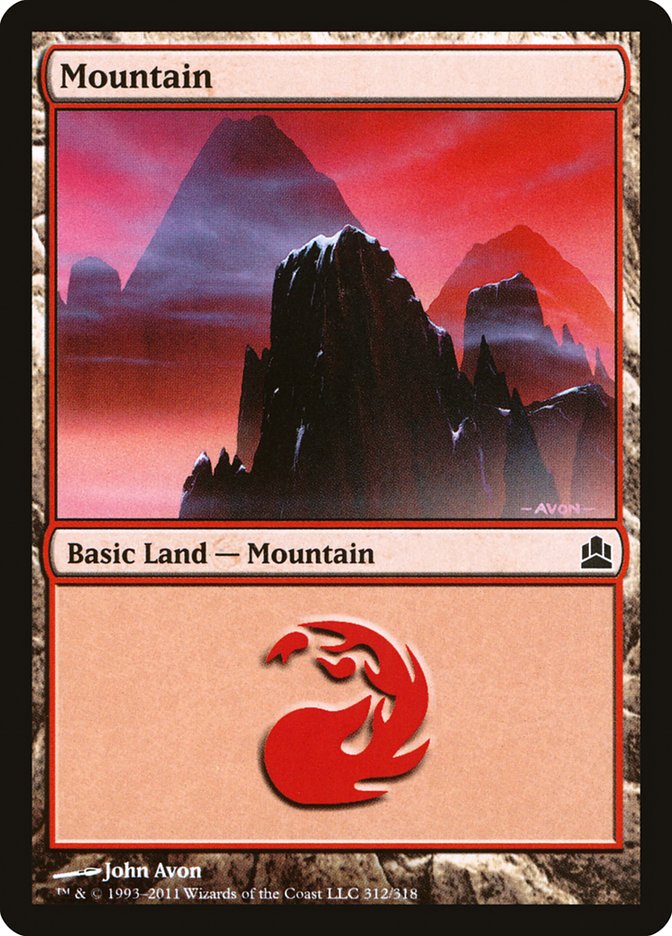 Mountain (312) [Commander 2011] | Local Legends