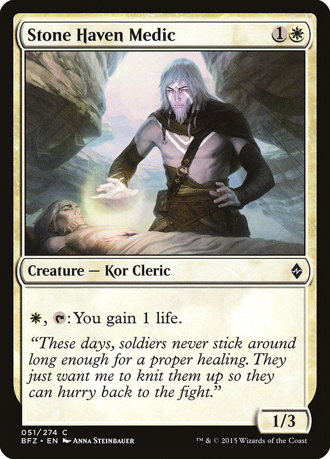 Stone Haven Medic [Battle for Zendikar] | Local Legends