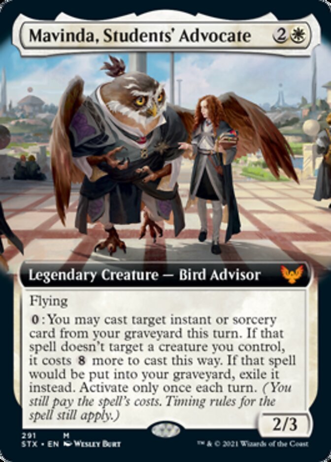 Mavinda, Students' Advocate (Extended Art) [Strixhaven: School of Mages] | Golgari Games