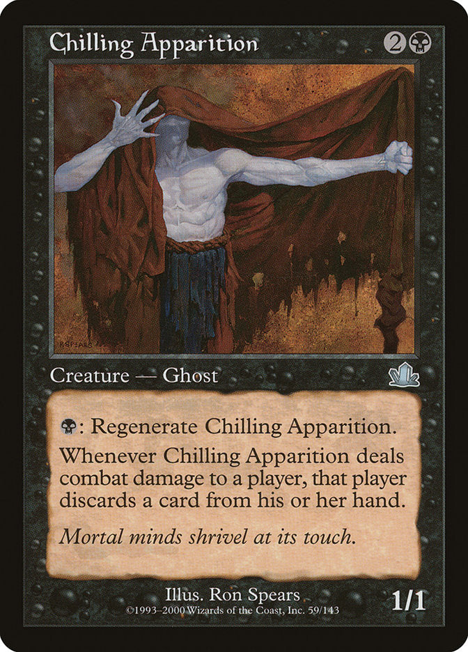 Chilling Apparition [Prophecy] | Golgari Games