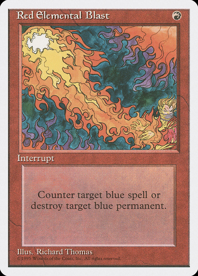 Red Elemental Blast [Fourth Edition] | Local Legends