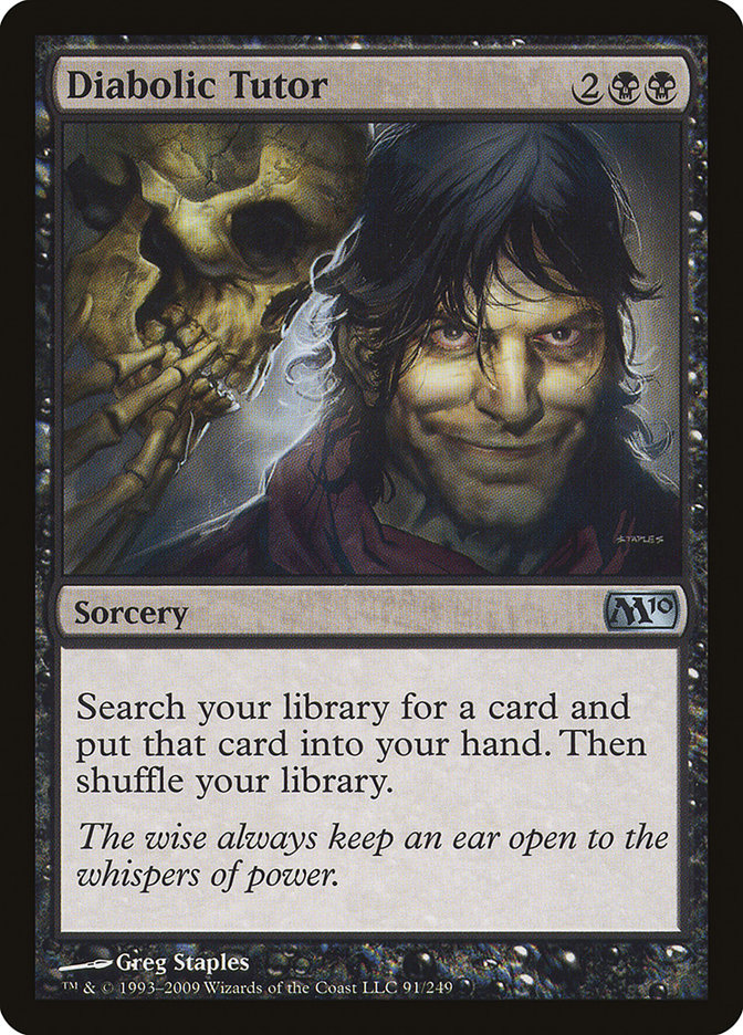 Diabolic Tutor [Magic 2010] | Golgari Games