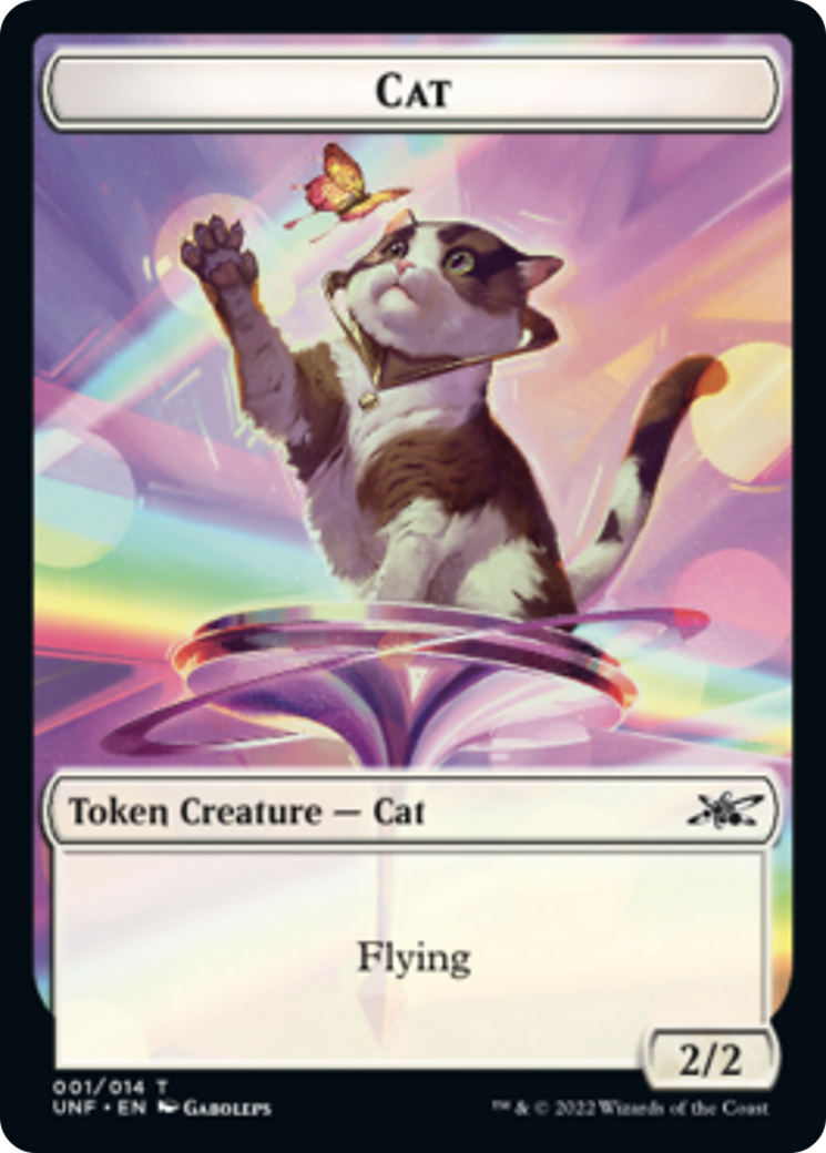 Cat // Food (11) Double-sided Token [Unfinity Tokens] | Golgari Games