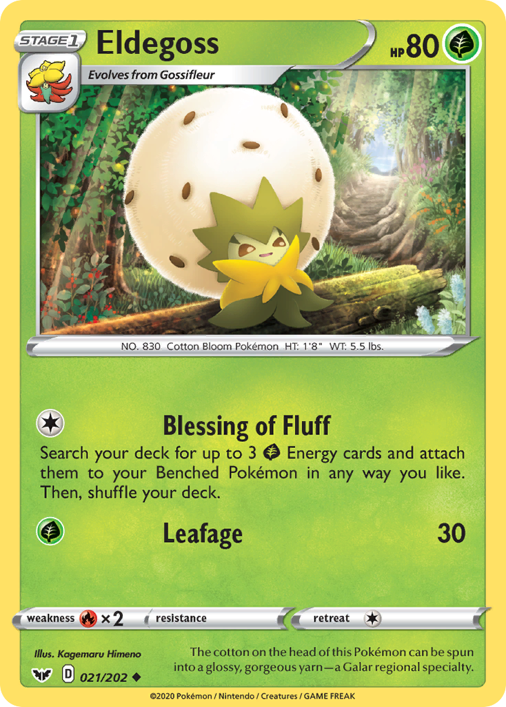 Eldegoss (021/202) [Sword & Shield: Base Set] | Golgari Games