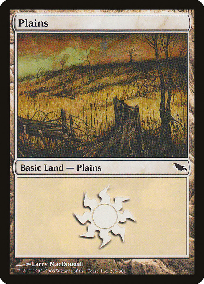 Plains (285) [Shadowmoor] | Golgari Games