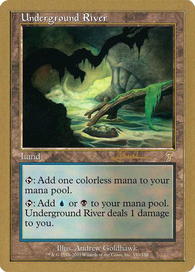 Underground River (Antoine Ruel) [World Championship Decks 2001] | Golgari Games