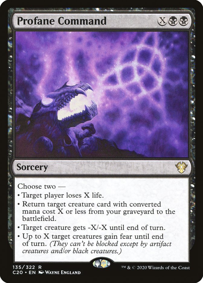 Profane Command [Commander 2020] | Local Legends
