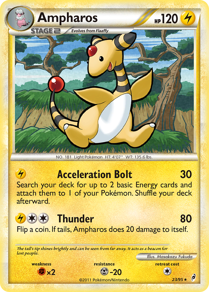 Ampharos (23/95) [HeartGold & SoulSilver: Call of Legends] | Golgari Games