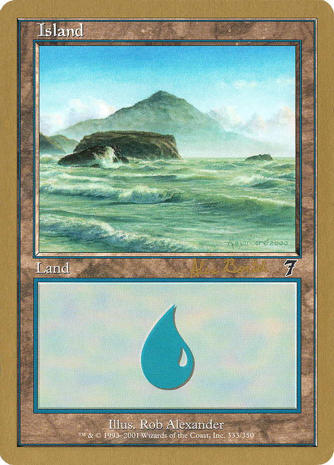 Island (ab333) (Alex Borteh) [World Championship Decks 2001] | Golgari Games