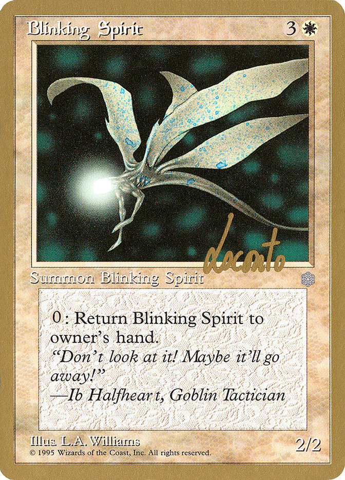 Blinking Spirit (Michael Loconto) [Pro Tour Collector Set] | Golgari Games