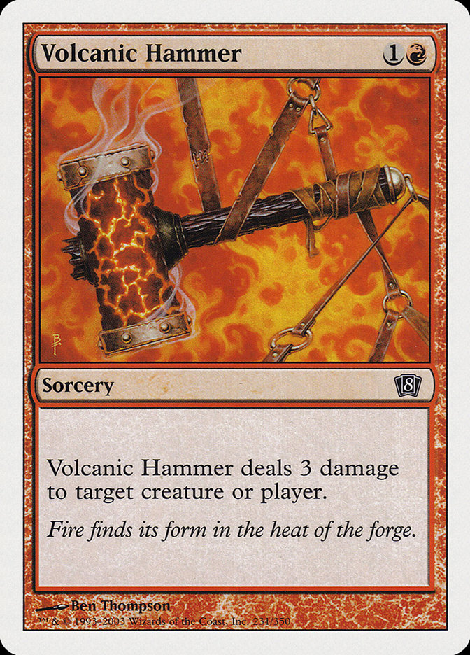 Volcanic Hammer [Eighth Edition] | Local Legends
