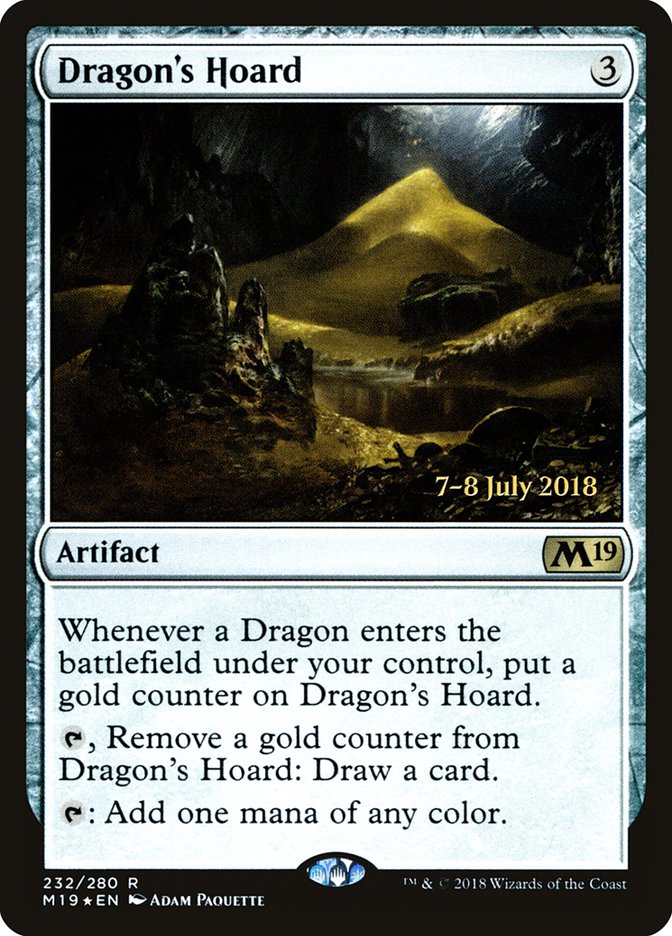 Dragon's Hoard [Core Set 2019 Prerelease Promos] | Golgari Games