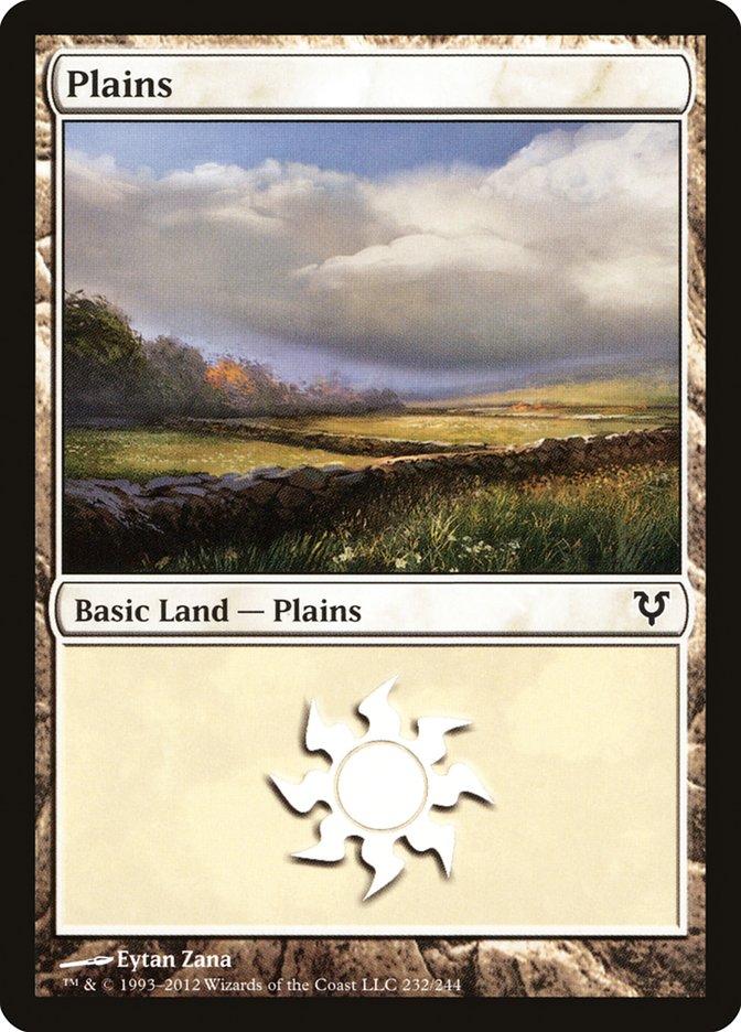 Plains (232) [Avacyn Restored] | Golgari Games