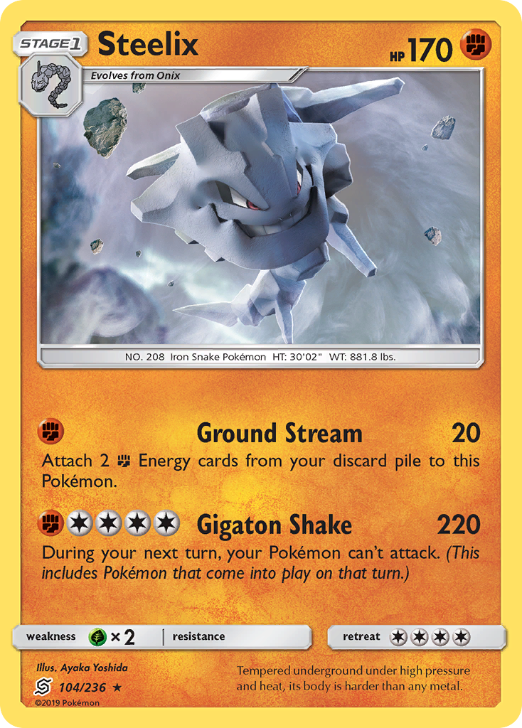 Steelix (104/236) [Sun & Moon: Unified Minds] | Golgari Games