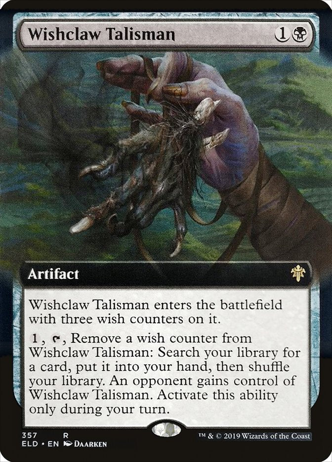 Wishclaw Talisman (Extended Art) [Throne of Eldraine] | Golgari Games