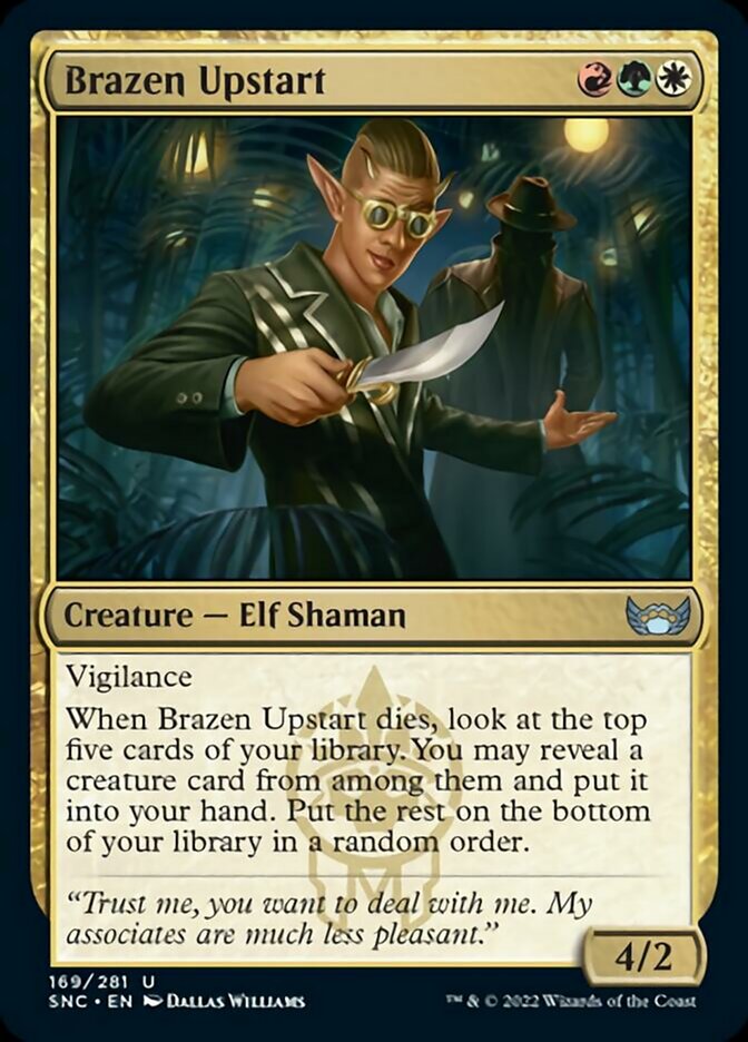 Brazen Upstart [Streets of New Capenna] | Golgari Games