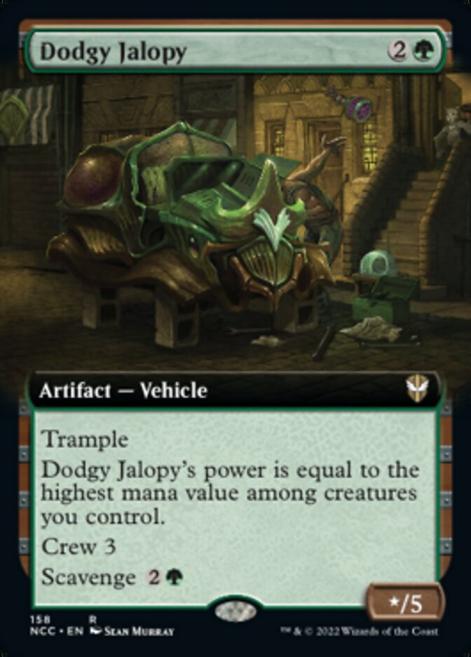 Dodgy Jalopy (Extended Art) [Streets of New Capenna Commander] | Golgari Games