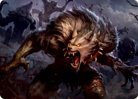 Village Reavers Art Card [Innistrad: Midnight Hunt Art Series] | Local Legends