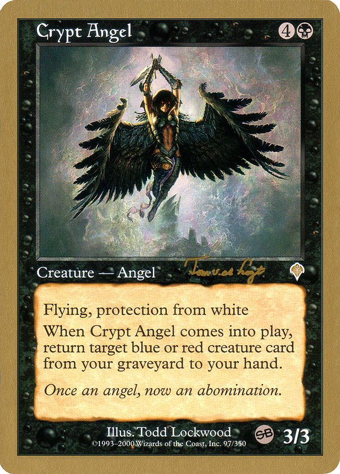 Crypt Angel (Tom van de Logt) (SB) [World Championship Decks 2001] | Golgari Games