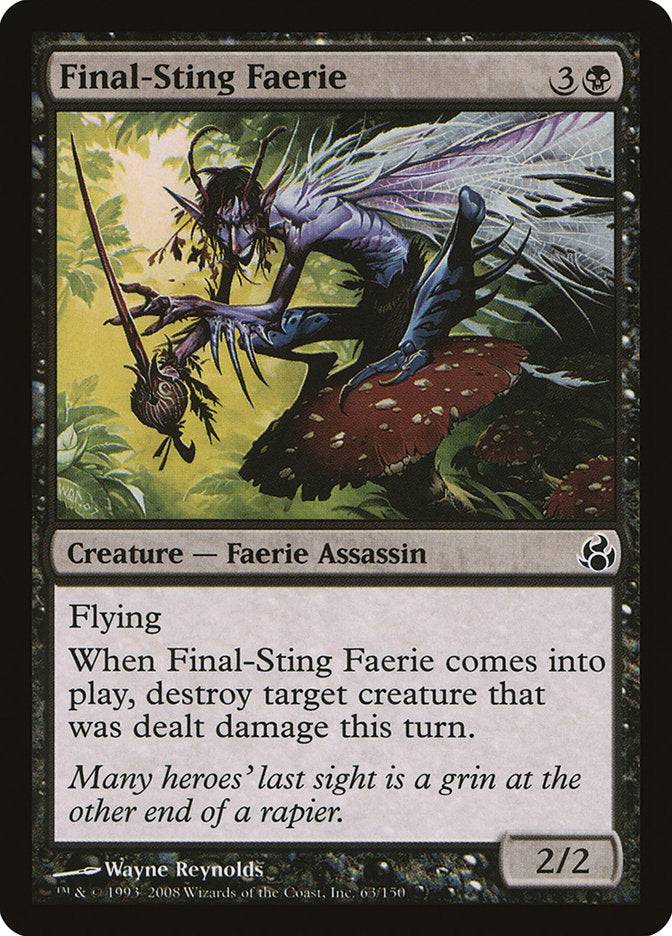 Final-Sting Faerie [Morningtide] | Golgari Games