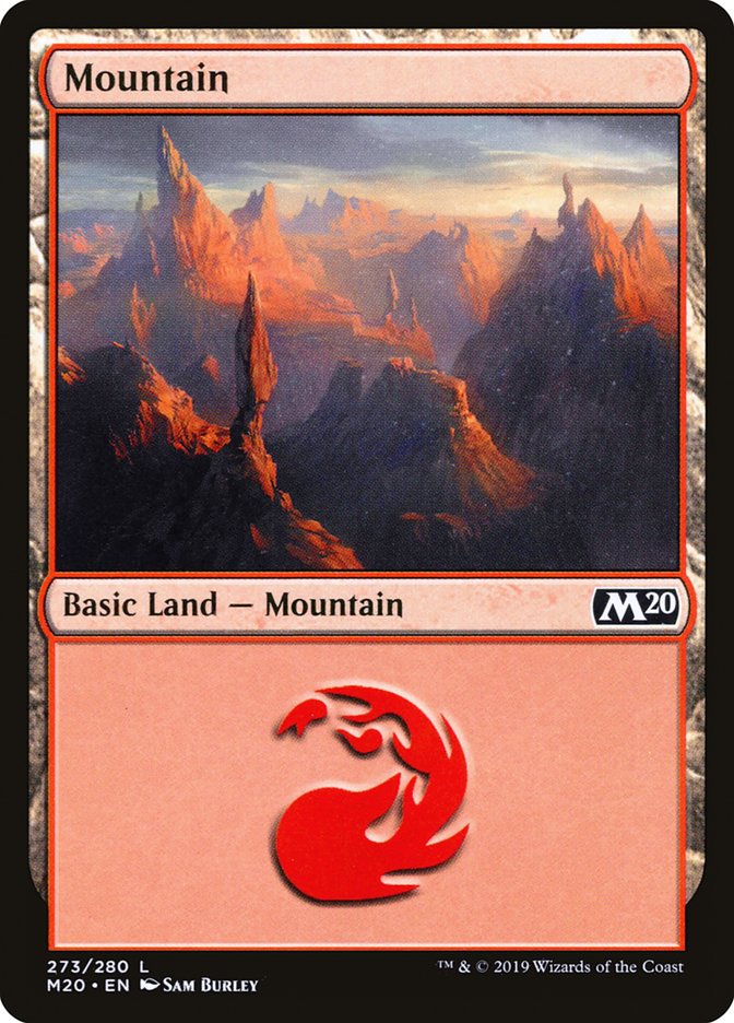 Mountain (273) [Core Set 2020] | Golgari Games