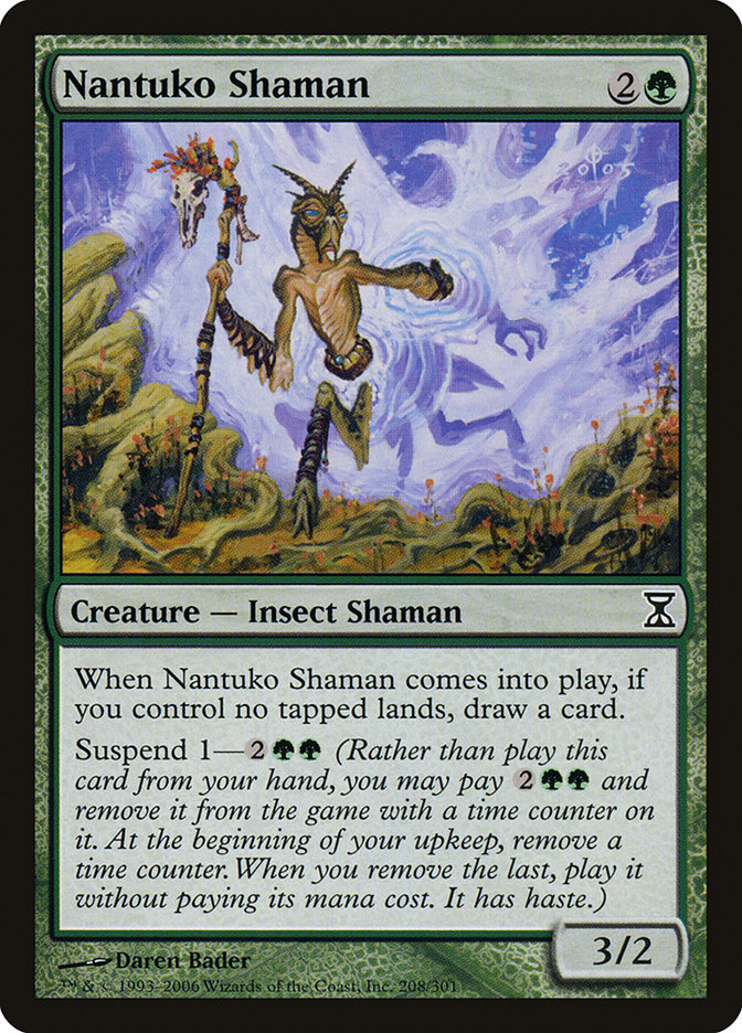 Nantuko Shaman [Time Spiral] | Golgari Games