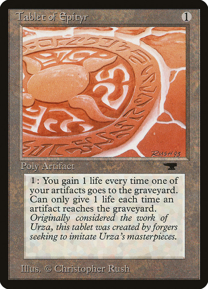 Tablet of Epityr [Antiquities] | Local Legends
