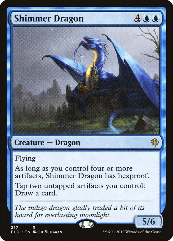 Shimmer Dragon [Throne of Eldraine] | Local Legends
