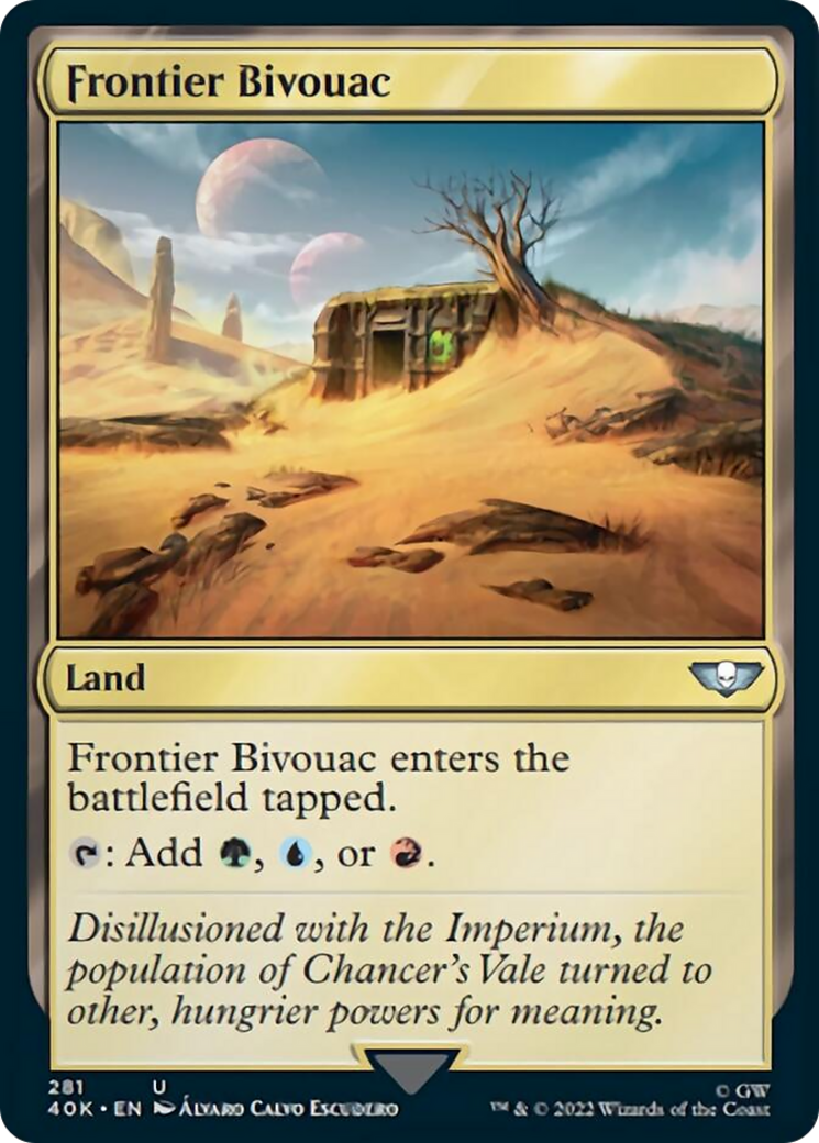 Frontier Bivouac (Surge Foil) [Universes Beyond: Warhammer 40,000] | Local Legends