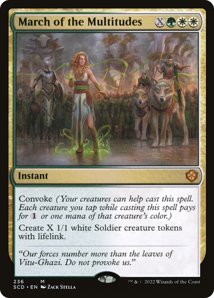 March of the Multitudes [Starter Commander Decks] | Local Legends