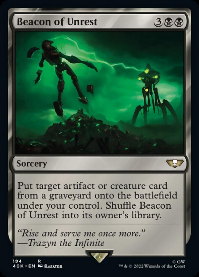 Beacon of Unrest [Universes Beyond: Warhammer 40,000] | Golgari Games