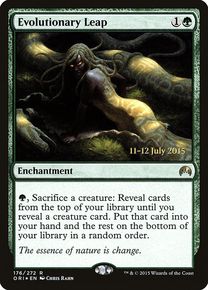 Evolutionary Leap [Magic Origins Prerelease Promos] | Golgari Games