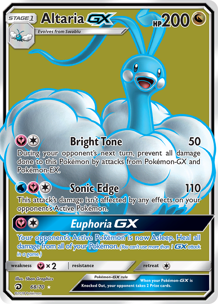 Altaria GX (68/70) [Sun & Moon: Dragon Majesty] | Golgari Games