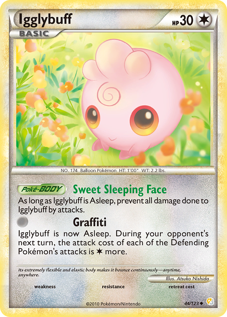 Igglybuff (44/123) [HeartGold & SoulSilver: Base Set] | Golgari Games