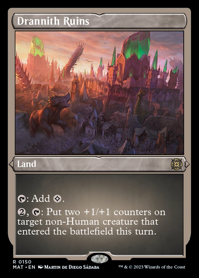 Drannith Ruins (Foil Etched) [March of the Machine: The Aftermath] | Local Legends