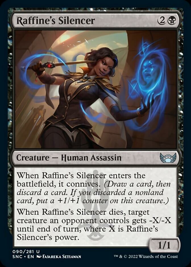 Raffine's Silencer [Streets of New Capenna] | Golgari Games