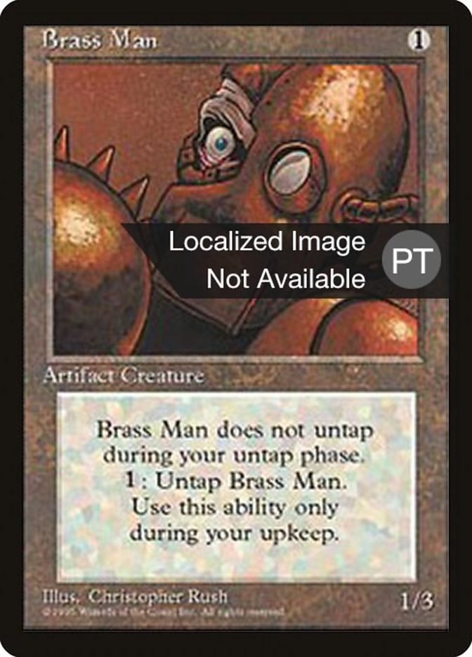 Brass Man [Fourth Edition (Foreign Black Border)] | Local Legends
