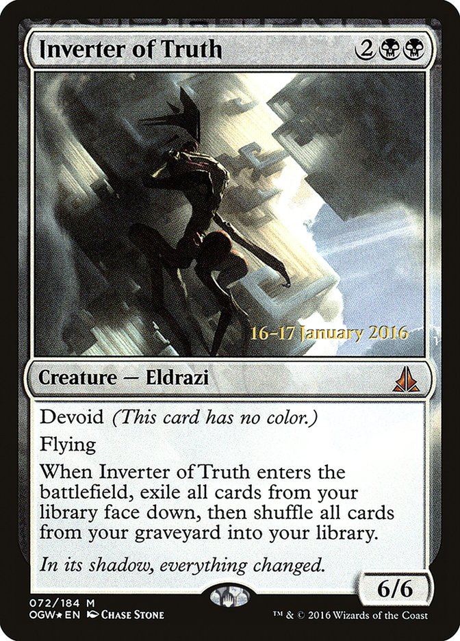 Inverter of Truth [Oath of the Gatewatch Prerelease Promos] | Local Legends