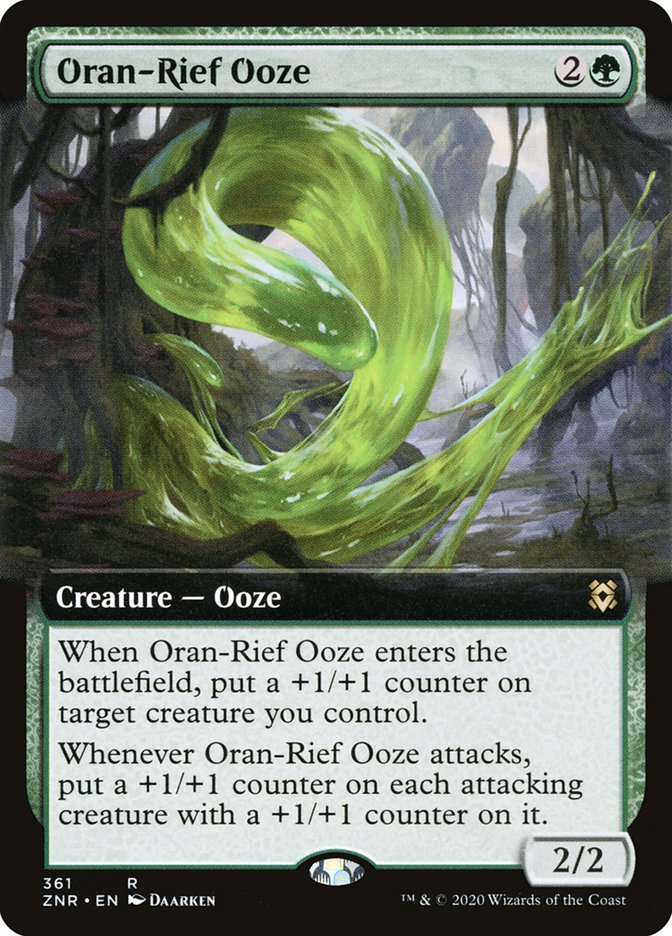 Oran-Rief Ooze (Extended Art) [Zendikar Rising] | Local Legends