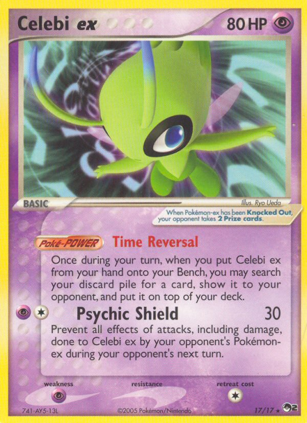 Celebi ex (17/17) [POP Series 2] | Golgari Games